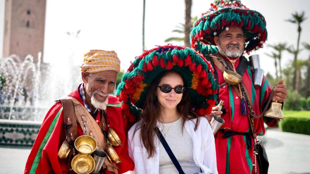 photo of student Allie Wong class of 2025 in Morocco